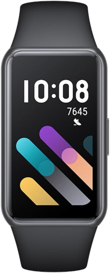 ساعة Honor Band 7 الذكية لتتبع اللياقة البدنية، عمر بطارية يصل إلى 14 يومًا، شاشة AMOLED مقاس 1.47 بوصة، مراقب معدل ضربات القلب والنوم، متتبع أكسجين الدم طوال اليوم، 96 وضعًا للتمرين، لون أسود نيزكي