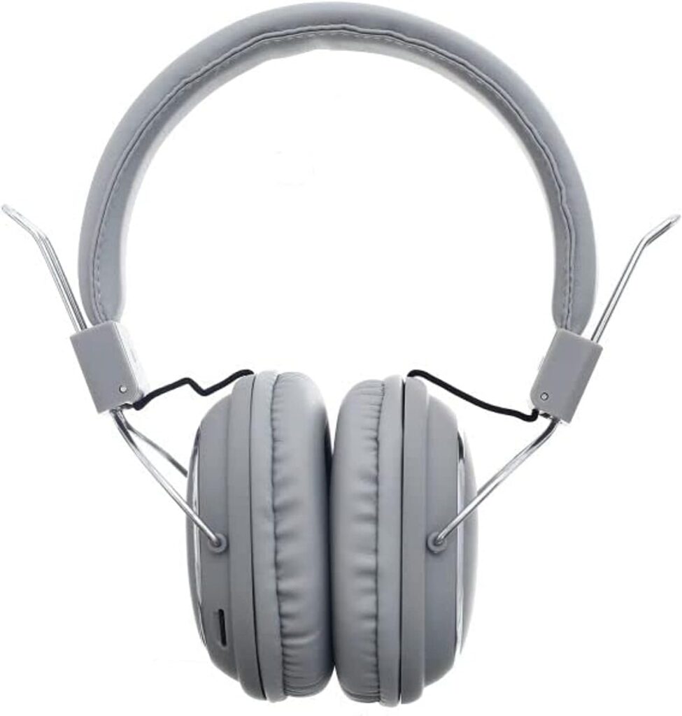 سماعة SD-1004 على الاذن راس لاسلكية من سودو SD-1004 بميكروفون مدمج للمشي والتحدث – رمادي
