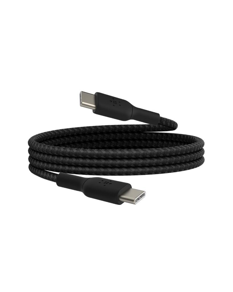 كابل من بلكن بطول 1 متر نوع USB-C إلى USB-C متوافق مع سامسونج وجوجل بيكسل وآيباد برو وأجهزة USB-C